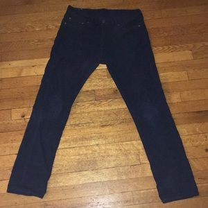 Men LEVIS Slim Fit Stretch Soft Navy Blue Trouser